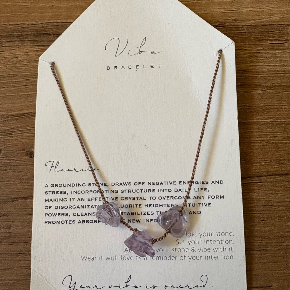 The House of Vibe Fluorite Bracelet